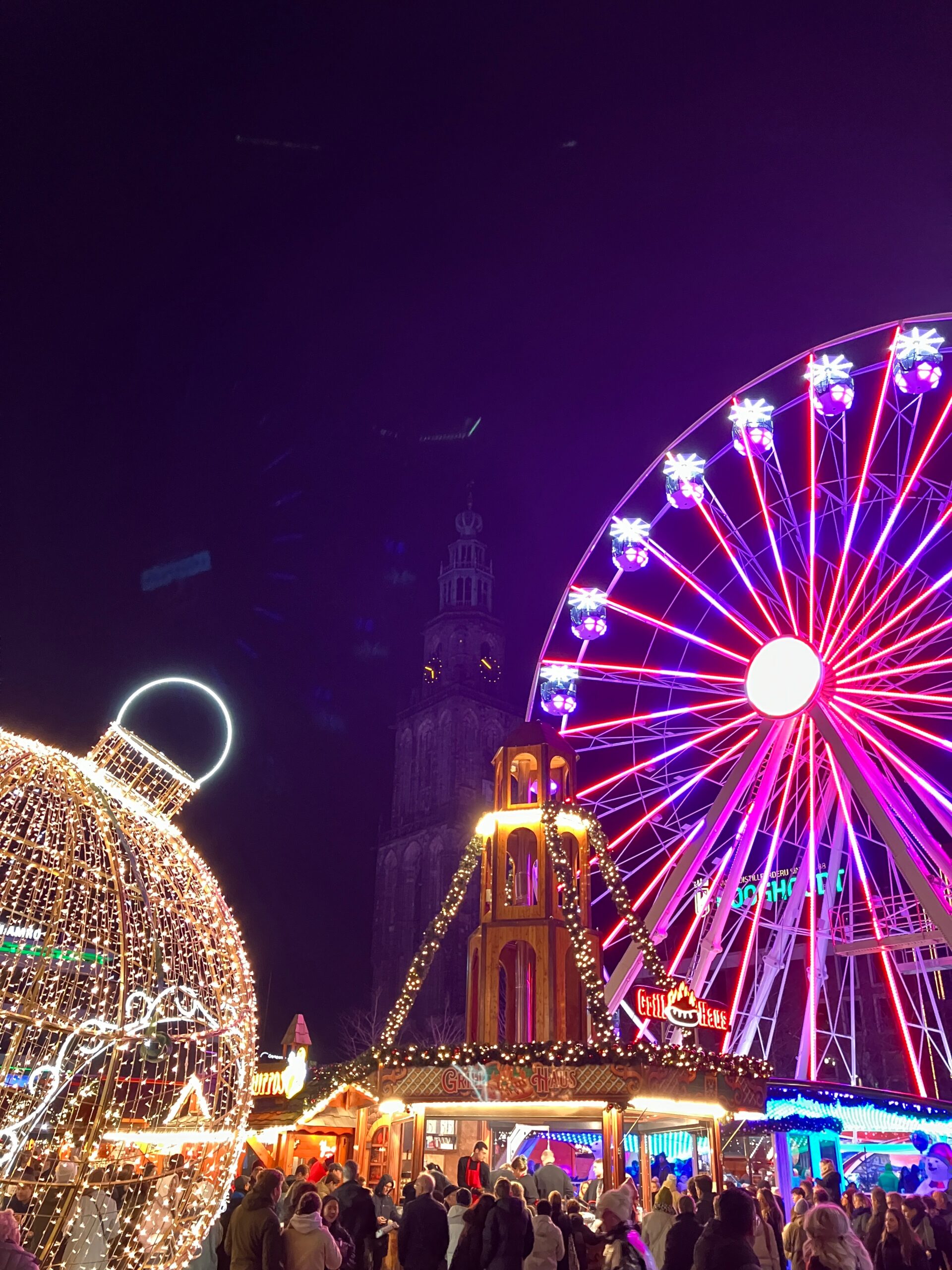 Winterstadt Groningen op de Grote Markt